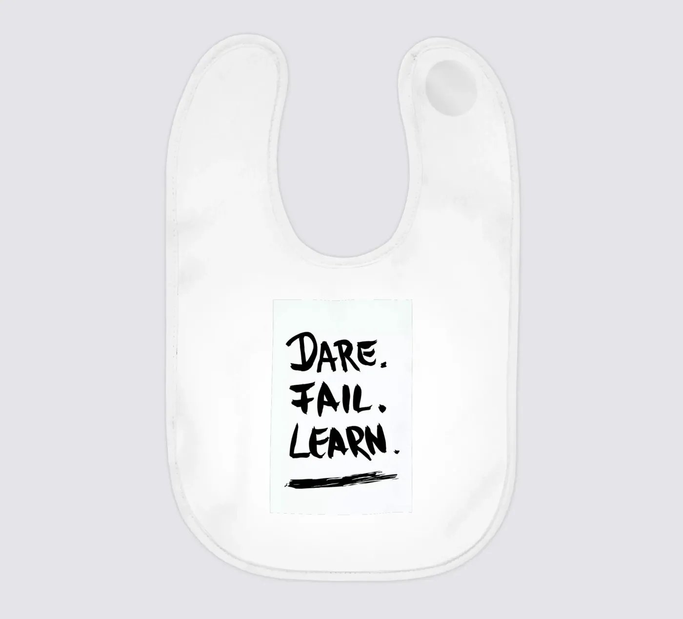 Dare. Fail. Learn. Babylätzchen von petiteCAPS