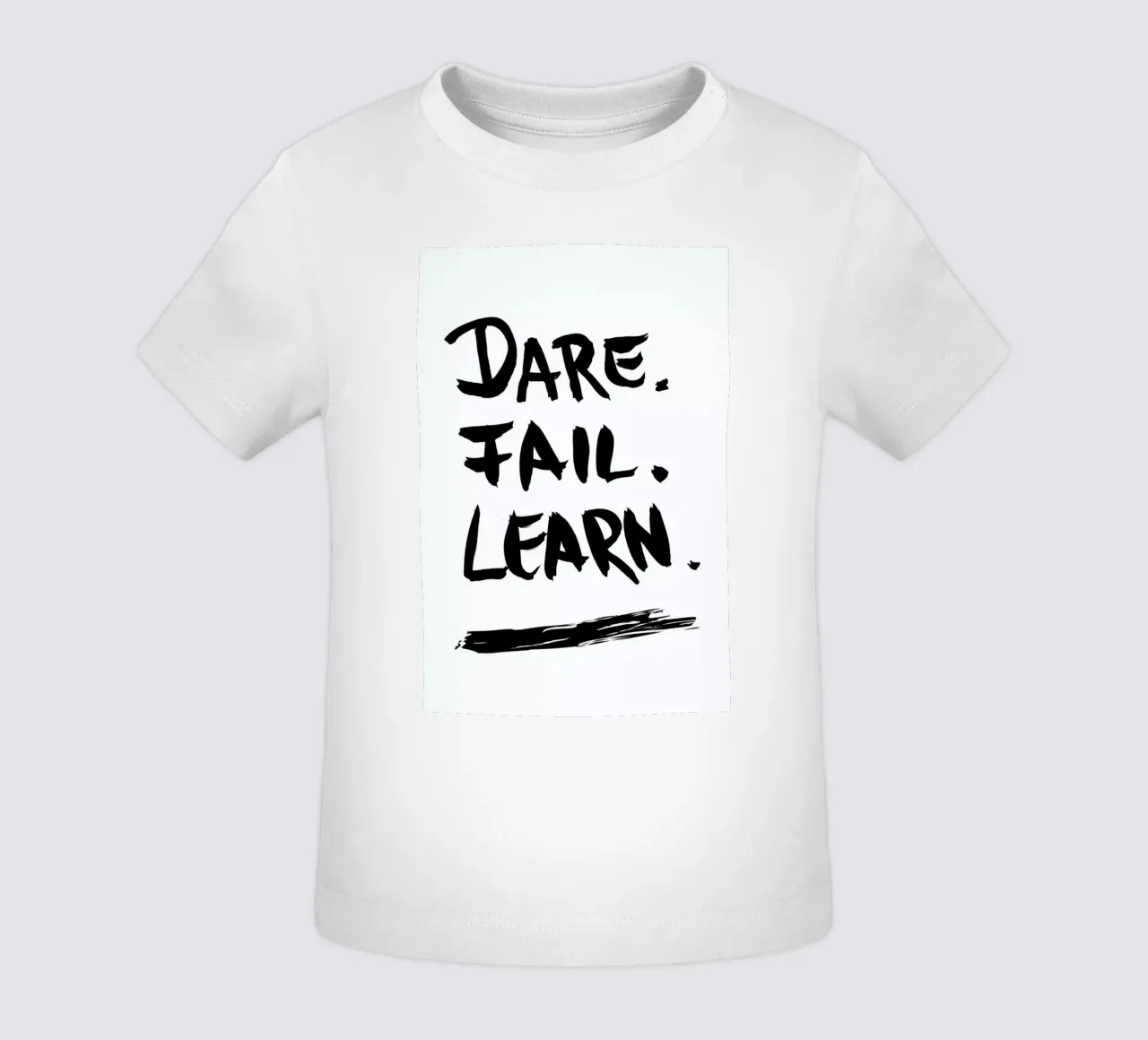 Dare. Fail. Learn. maglietta neonato da petiteCAPS