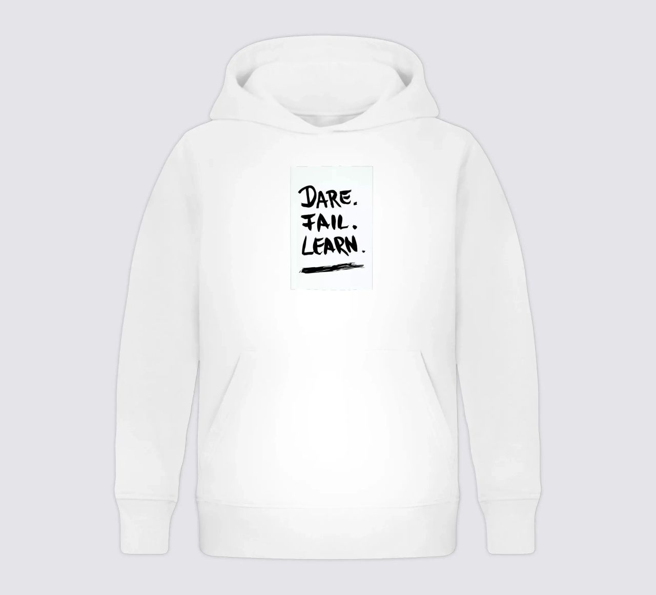 Dare. Fail. Learn. felpa bambino con cappuccio da petiteCAPS