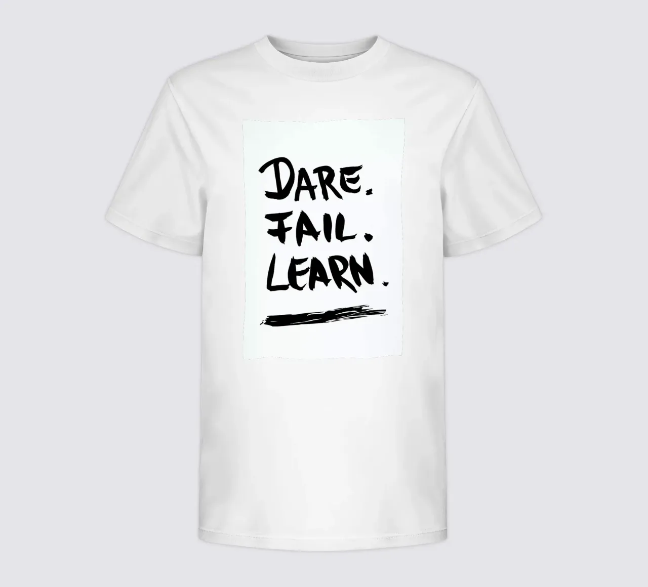 Dare. Fail. Learn. t-shirt bambini da petiteCAPS
