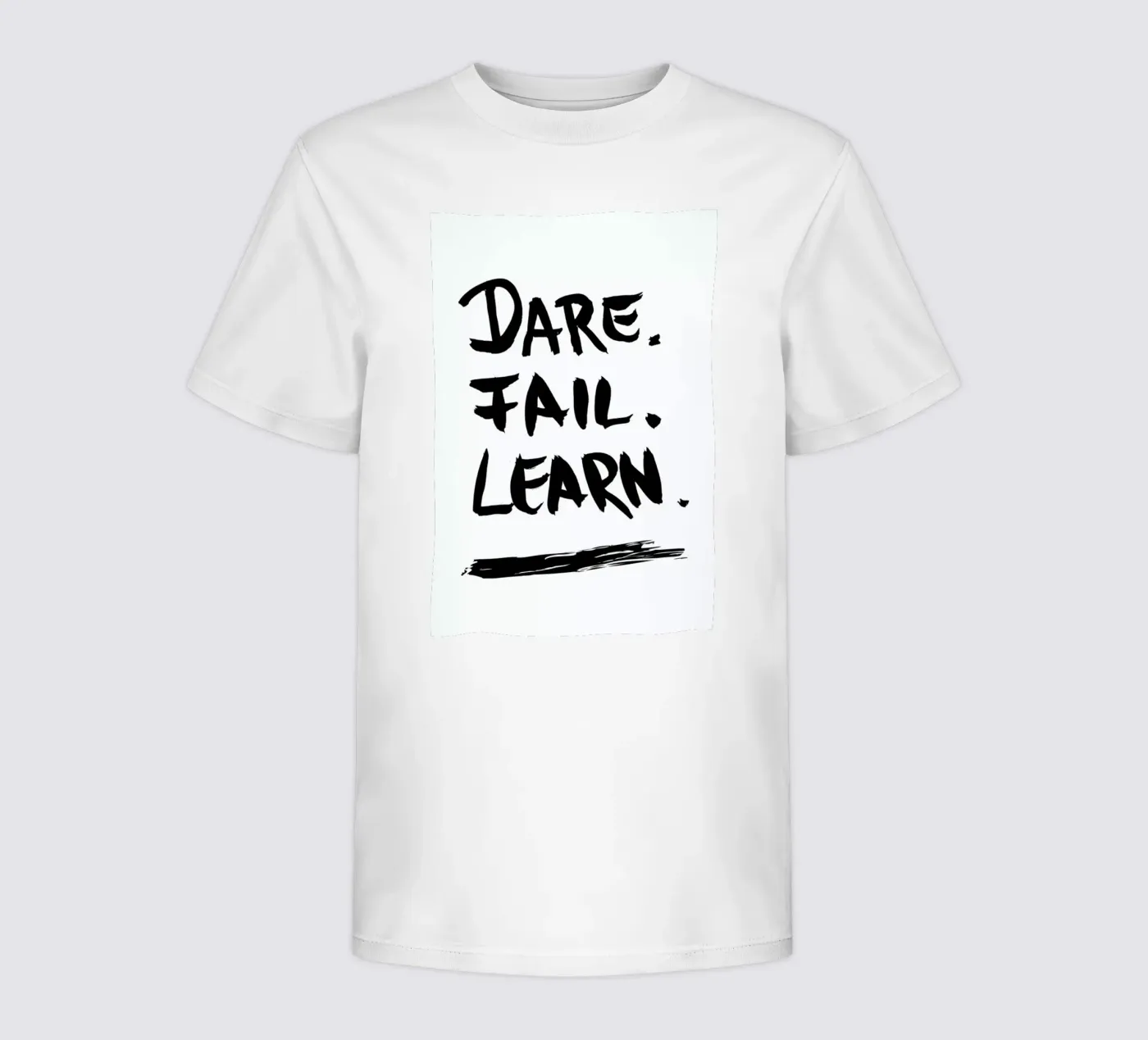 Dare. Fail. Learn. t-shirt bambini da petiteCAPS