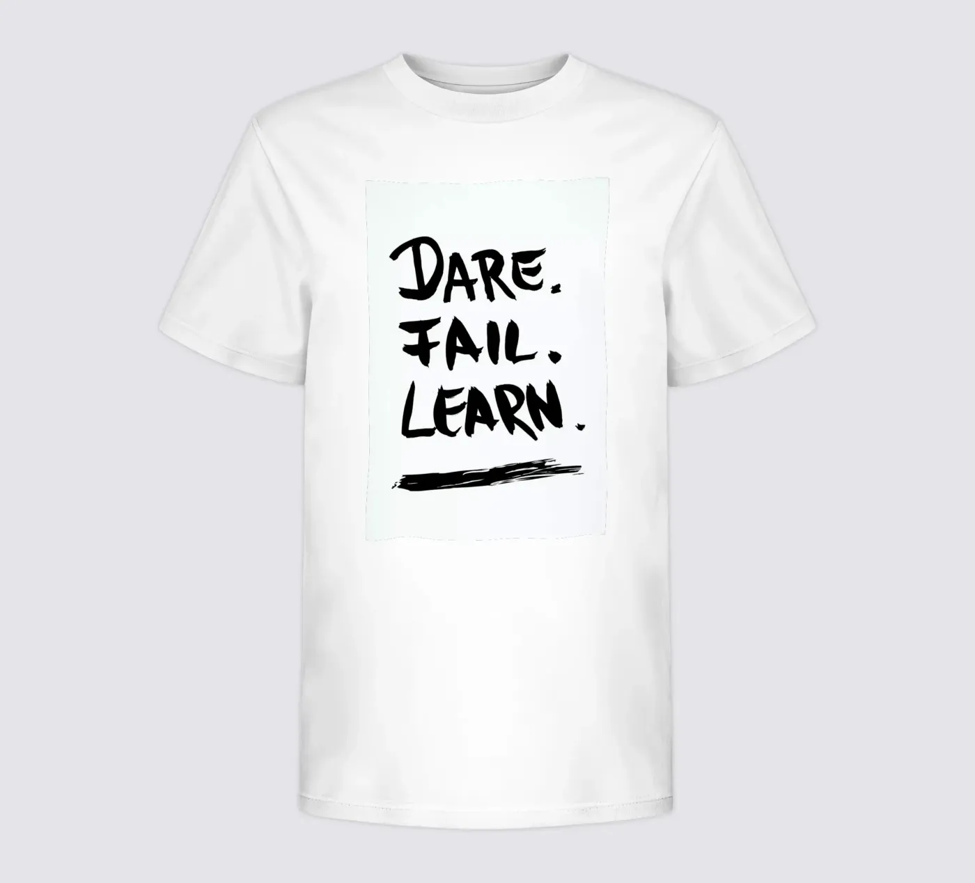 Dare. Fail. Learn. t-shirt bambini da petiteCAPS