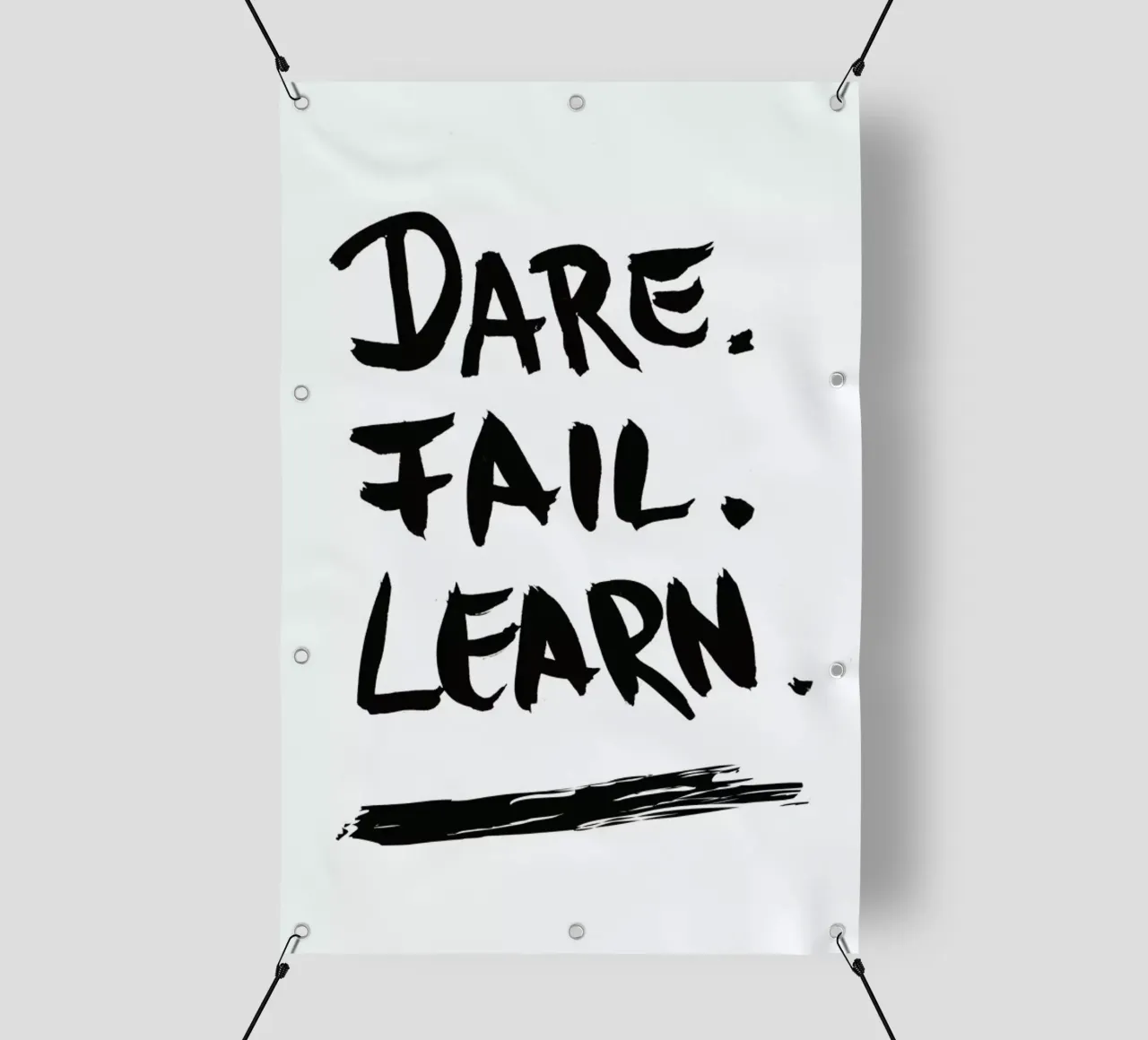 Dare. Fail. Learn. PVC Plane von petiteCAPS