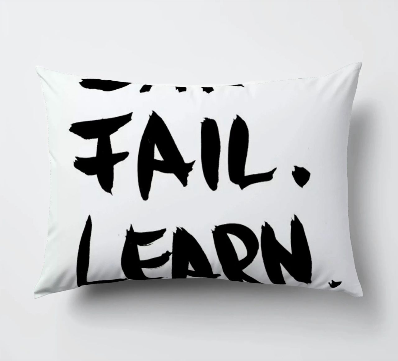 Dare. Fail. Learn. cuscino da petiteCAPS