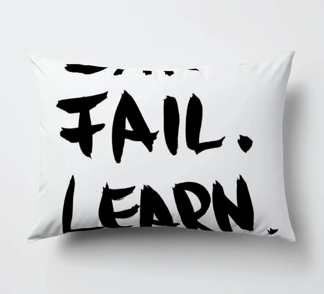 Dare. Fail. Learn. cuscino da petiteCAPS