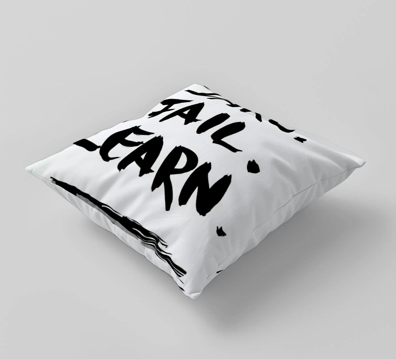 Dare. Fail. Learn. cuscino da petiteCAPS