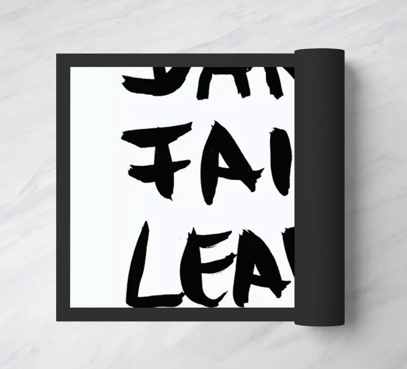 Dare. Fail. Learn. deurmat van petiteCAPS