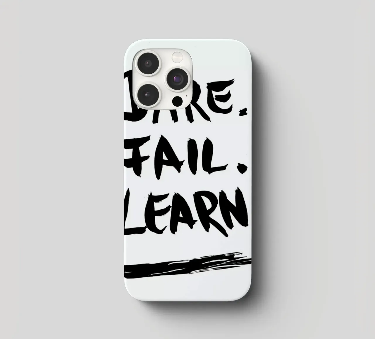 Dare. Fail. Learn. iPhone Hülle von petiteCAPS