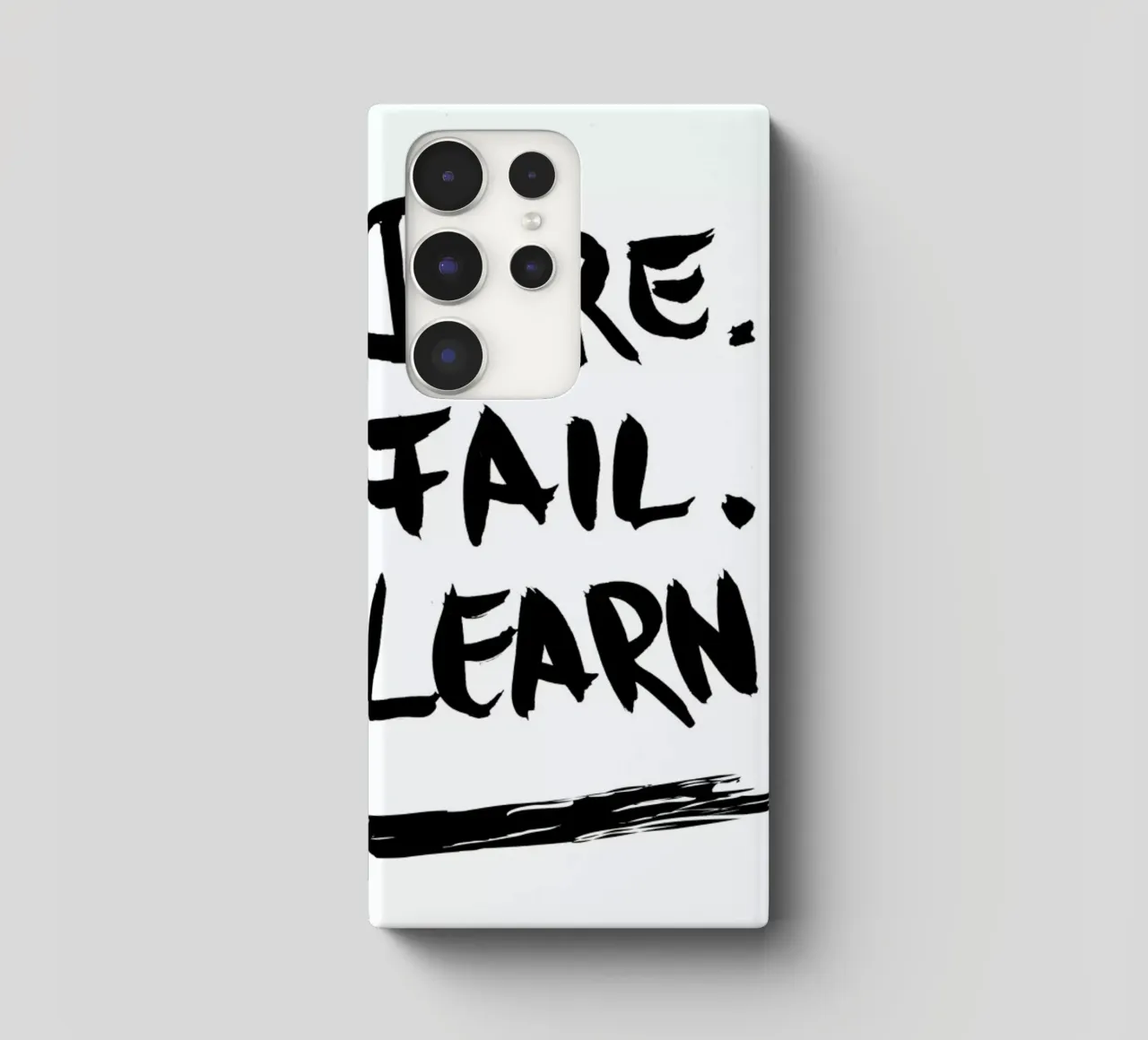 Dare. Fail. Learn. cover samsung da petiteCAPS
