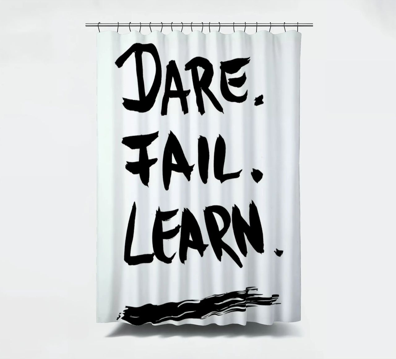 Dare. Fail. Learn. Duschvorhang von petiteCAPS