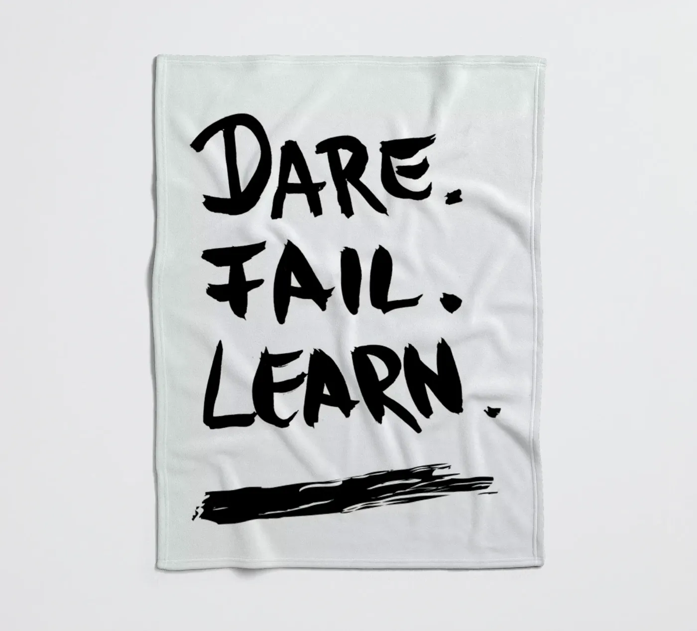 Dare. Fail. Learn. fleecedeken van petiteCAPS