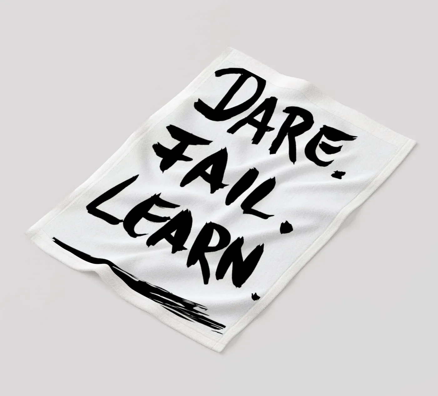 Dare. Fail. Learn. fleecedeken van petiteCAPS
