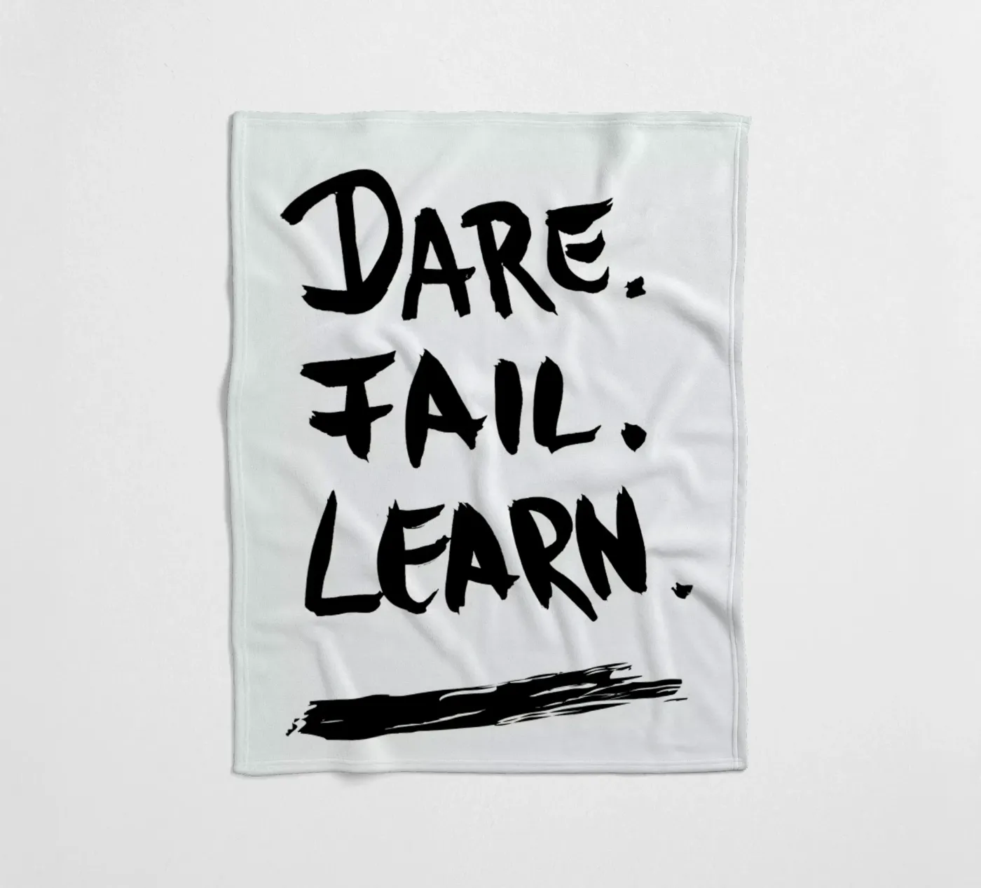 Dare. Fail. Learn. fleecedeken van petiteCAPS