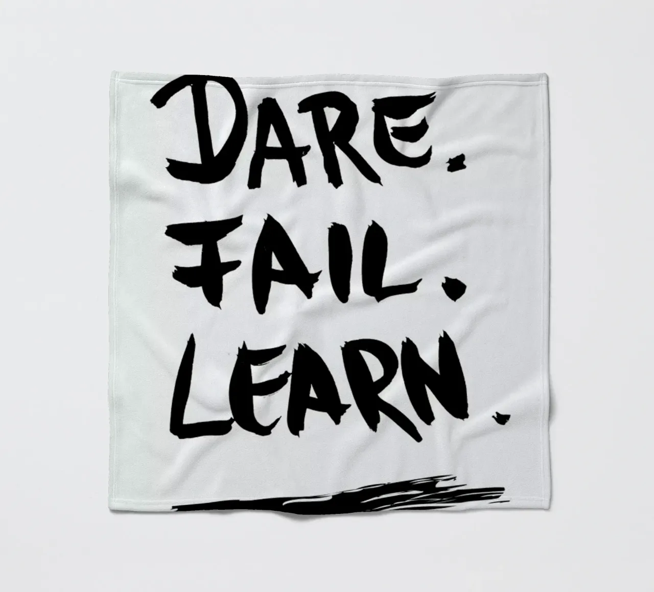Dare. Fail. Learn. coperta in pile da petiteCAPS