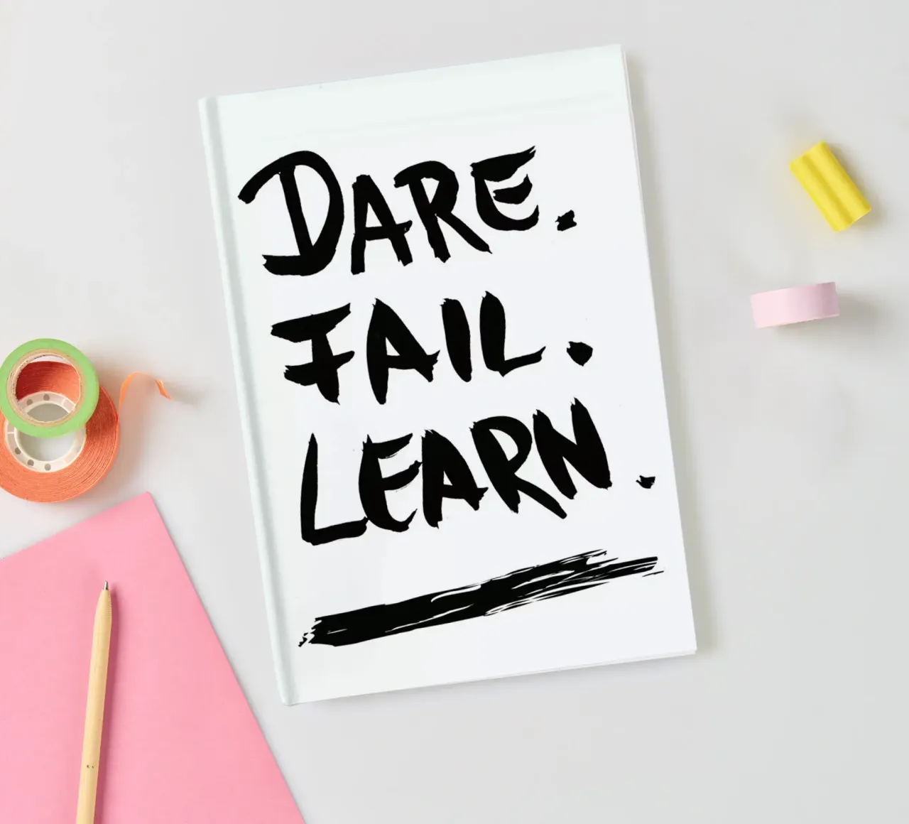 Dare. Fail. Learn. Notizbuch von petiteCAPS