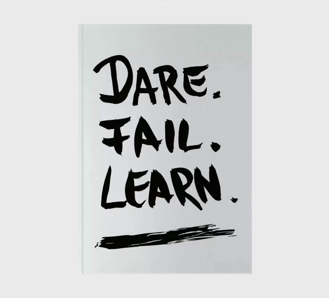 Dare. Fail. Learn. diario da petiteCAPS