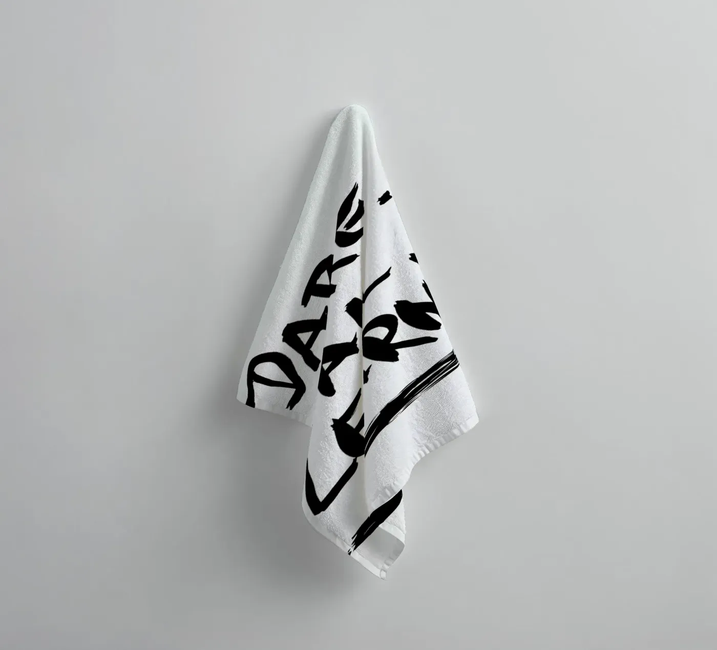 Dare. Fail. Learn. badhanddoek van petiteCAPS