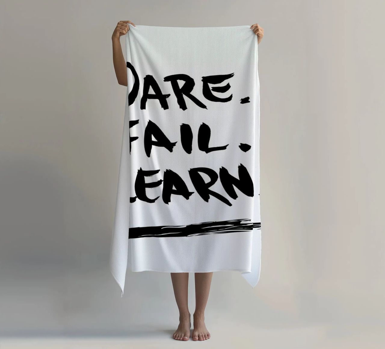 Dare. Fail. Learn. telo mare da petiteCAPS