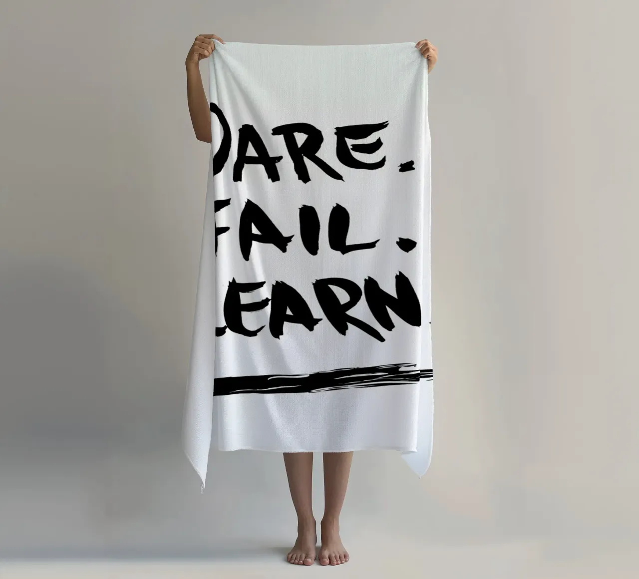 Dare. Fail. Learn. telo mare da petiteCAPS