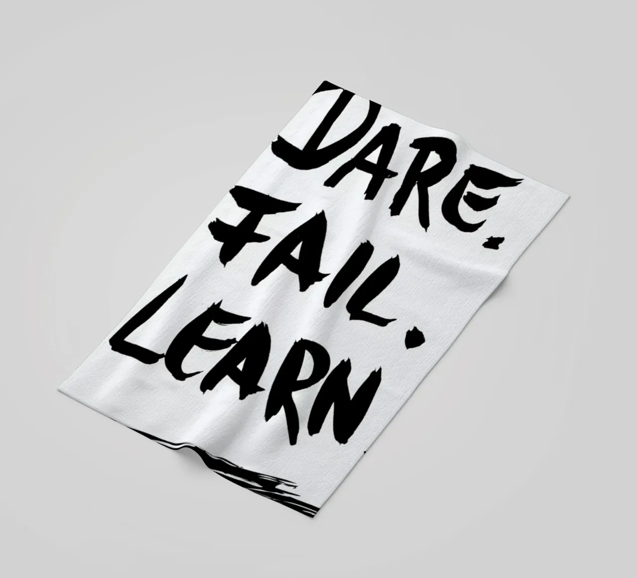 Dare. Fail. Learn. Strandtuch von petiteCAPS