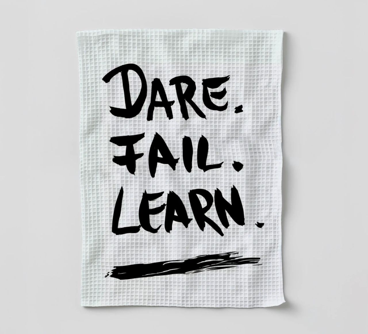 Dare. Fail. Learn. Geschirrtuch von petiteCAPS