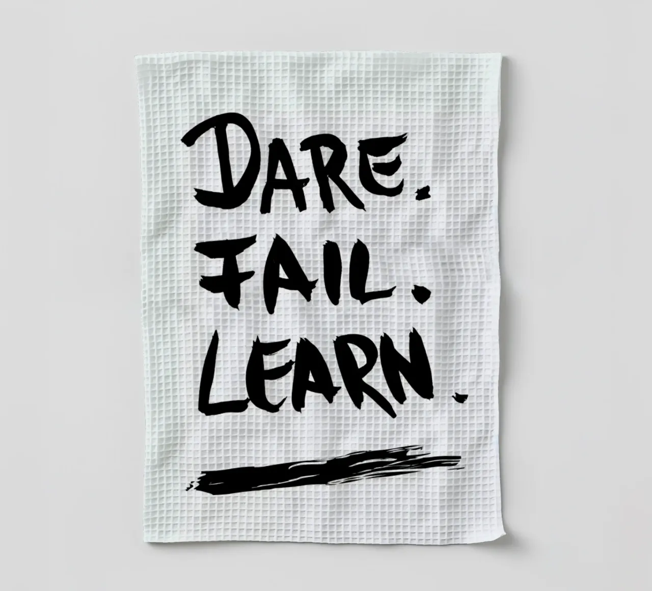 Dare. Fail. Learn. canovaccio da cucina da petiteCAPS