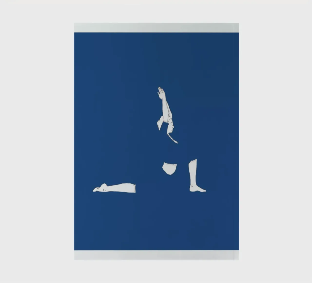 Yoga Practice 9 notebook by Sandra De Leon