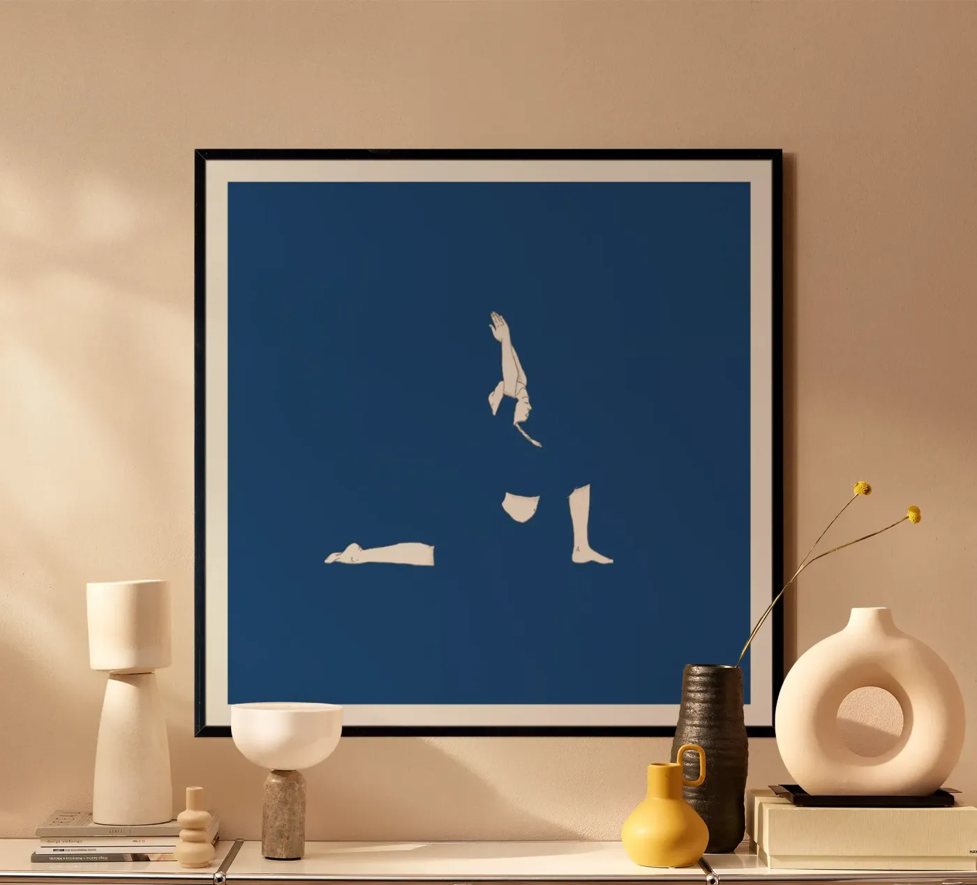 Yoga Practice 9 poster van Sandra De Leon