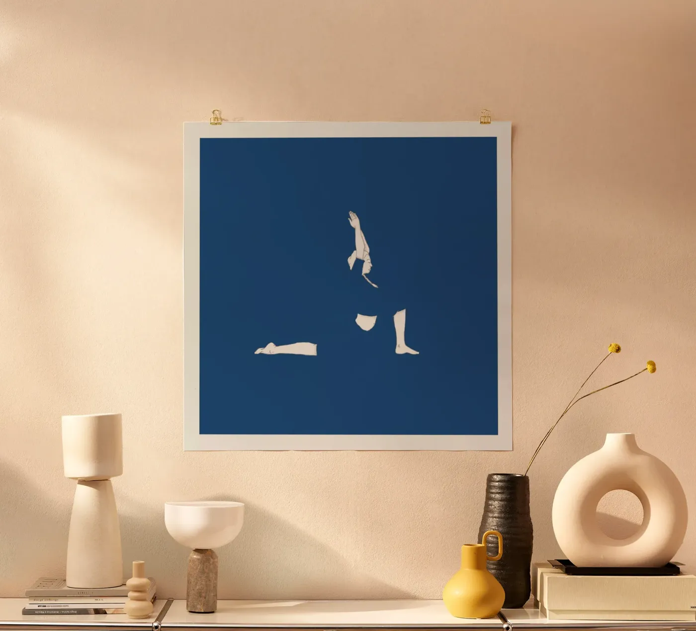 Yoga Practice 9 poster van Sandra De Leon