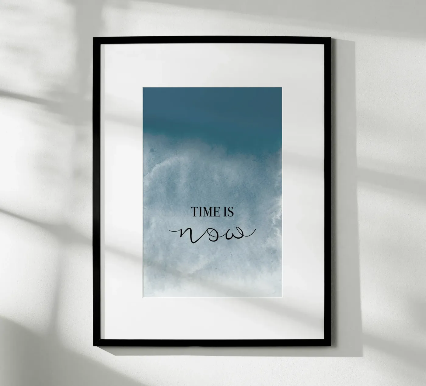 Time Is Now poster da KRUTH DESIGN