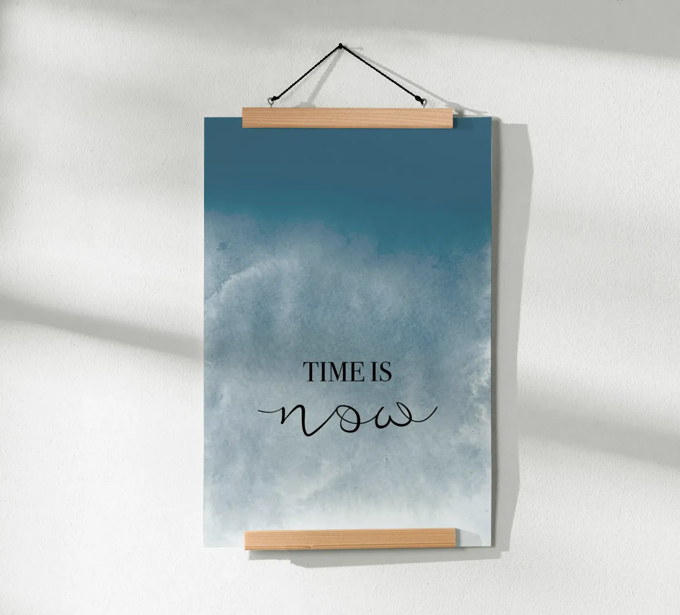 Time Is Now poster da KRUTH DESIGN