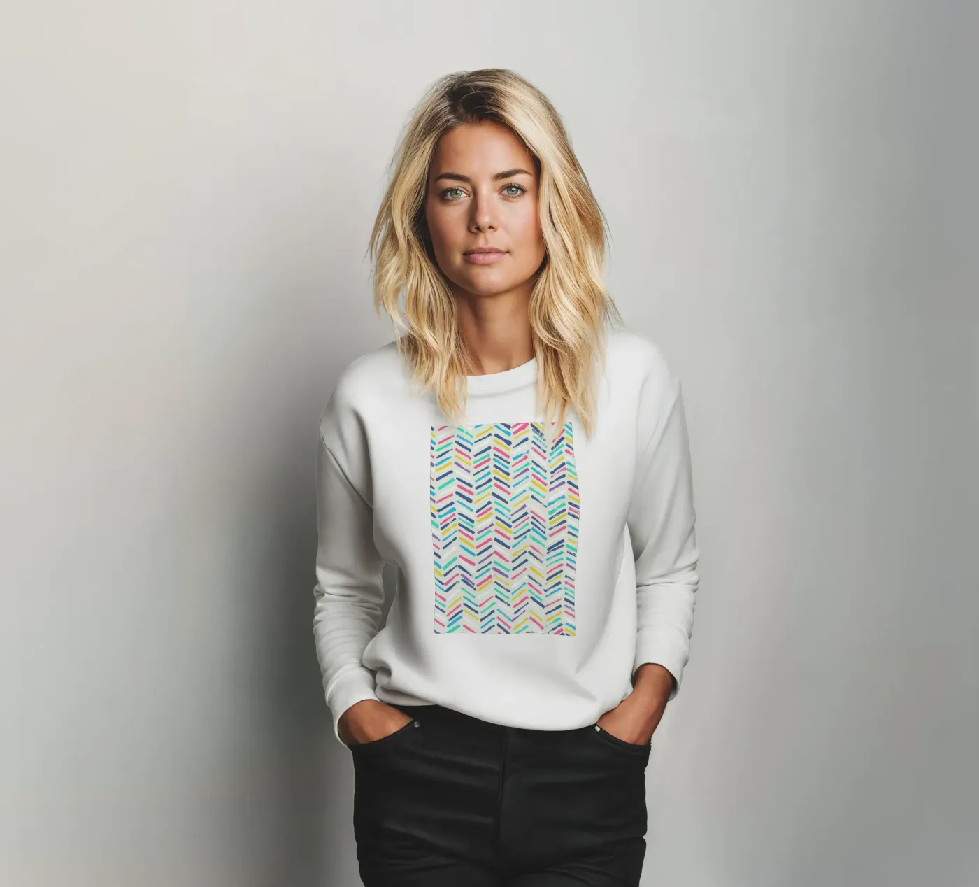 Herringbone felpa da Tracie Andrews
