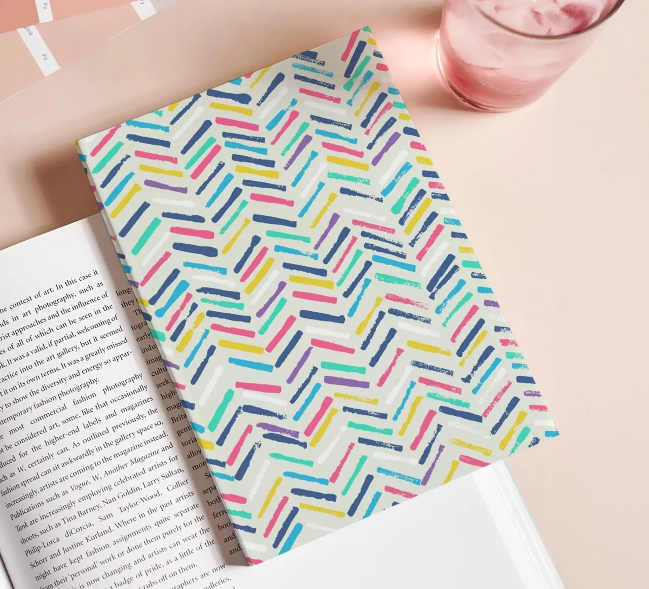 Herringbone notebook by Tracie Andrews