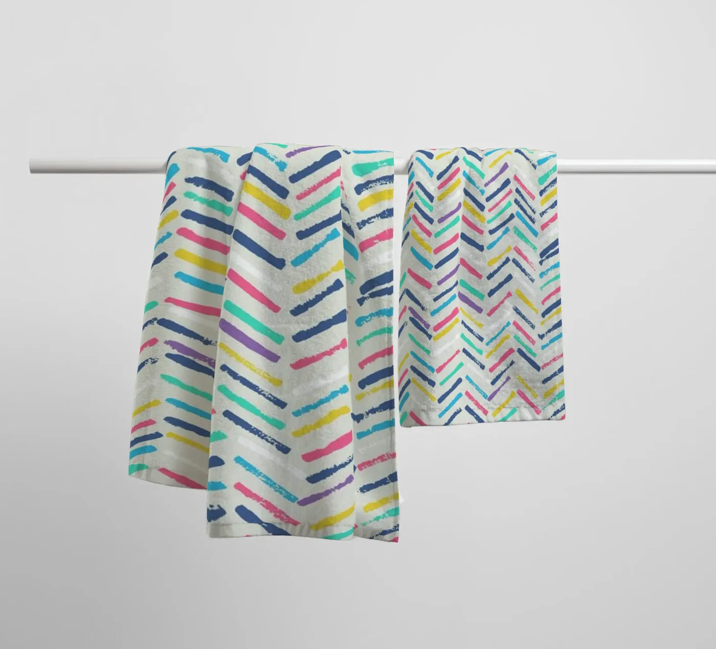 Herringbone towel by Tracie Andrews