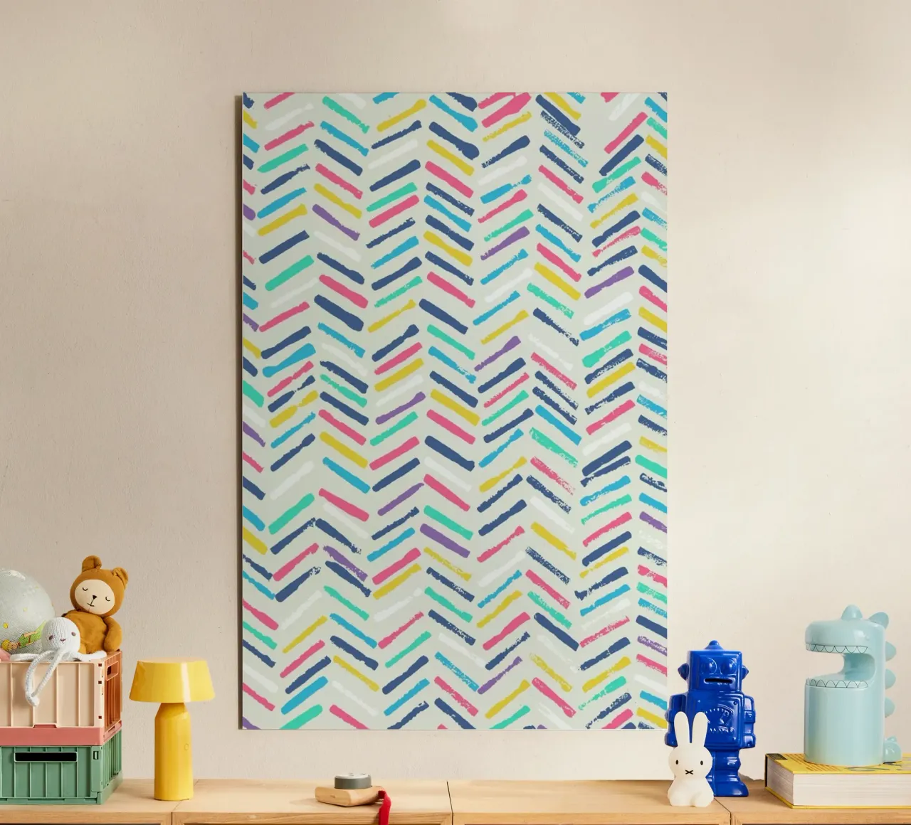 Herringbone alluminio dibond da Tracie Andrews
