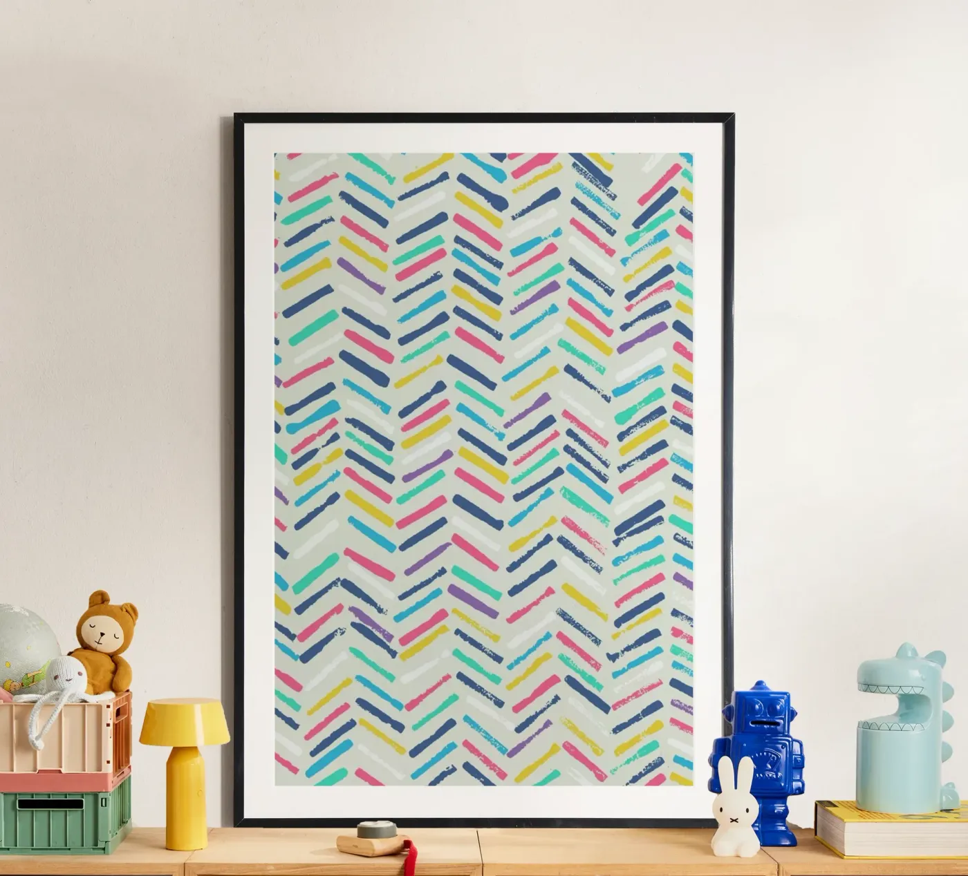 Herringbone poster by Tracie Andrews