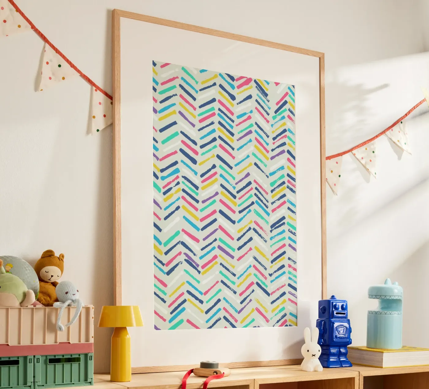 Herringbone poster by Tracie Andrews
