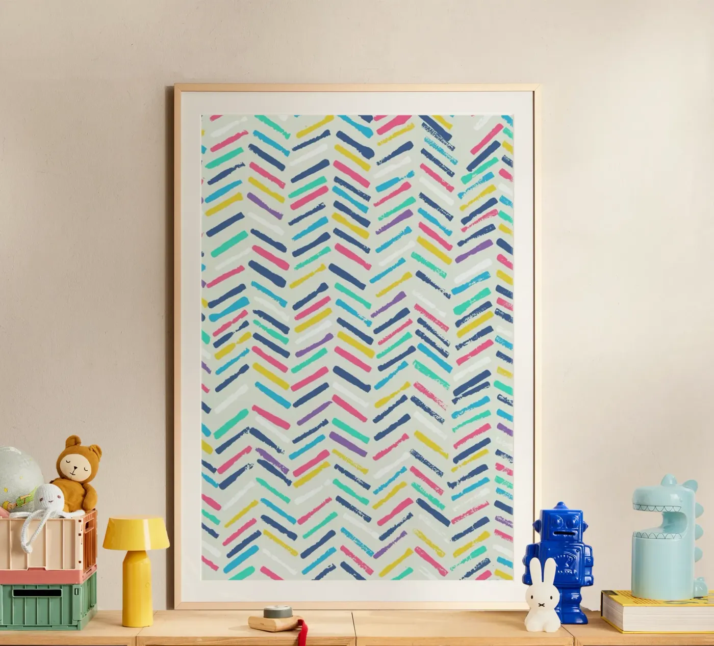 Herringbone poster by Tracie Andrews