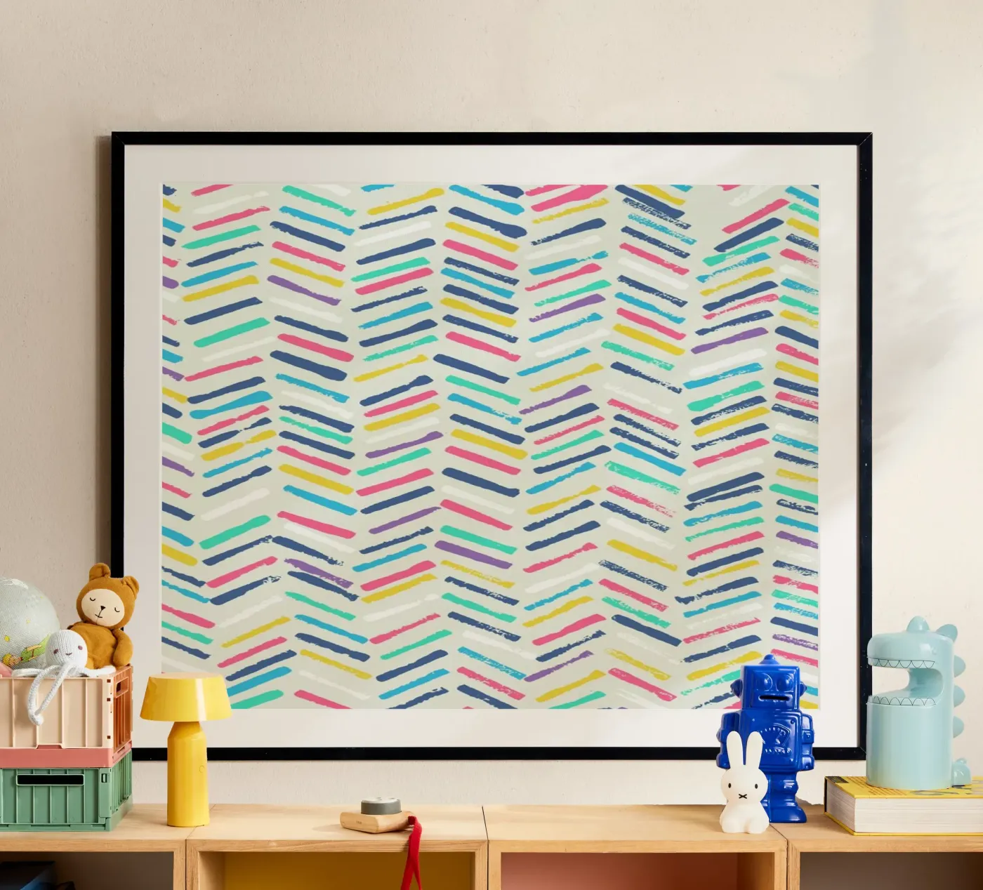Herringbone poster by Tracie Andrews