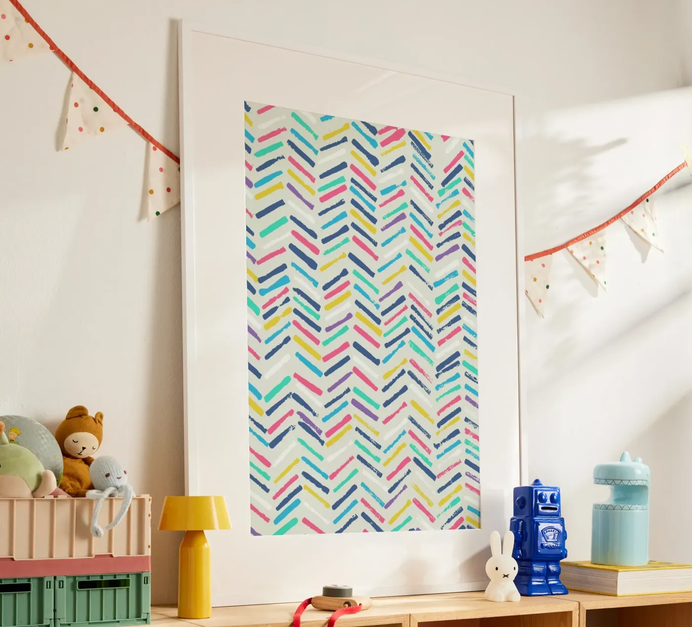 Herringbone poster by Tracie Andrews
