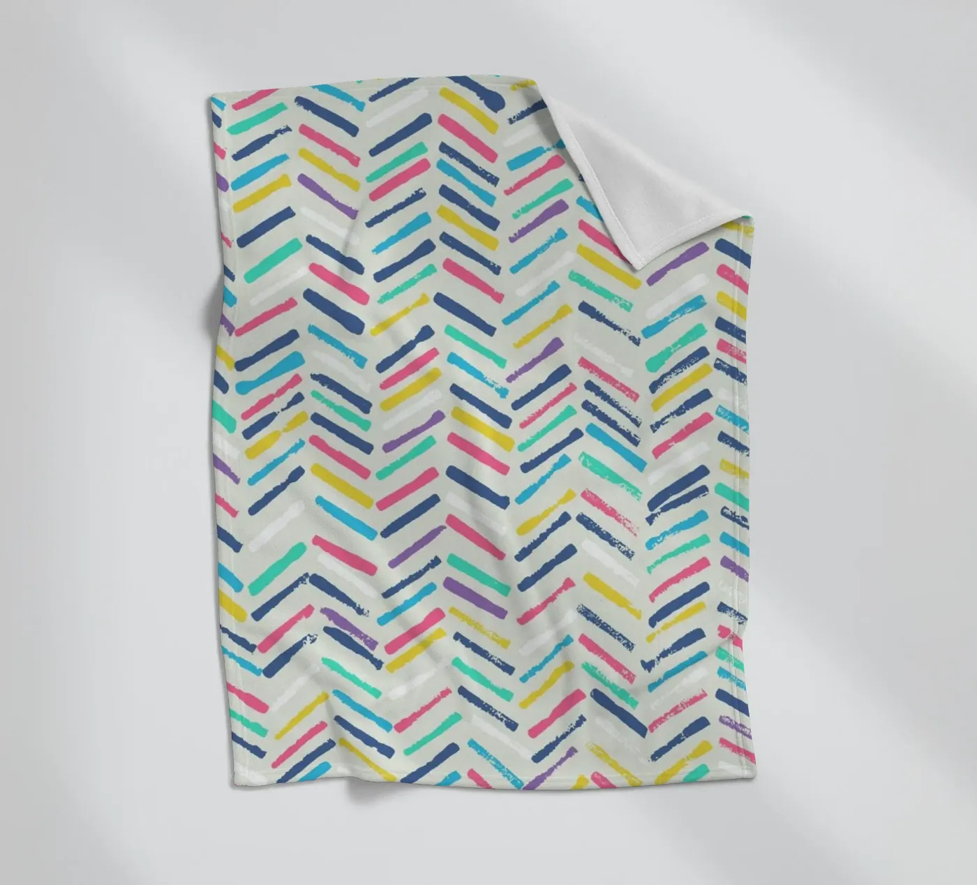 Herringbone Fleecedecke von Tracie Andrews