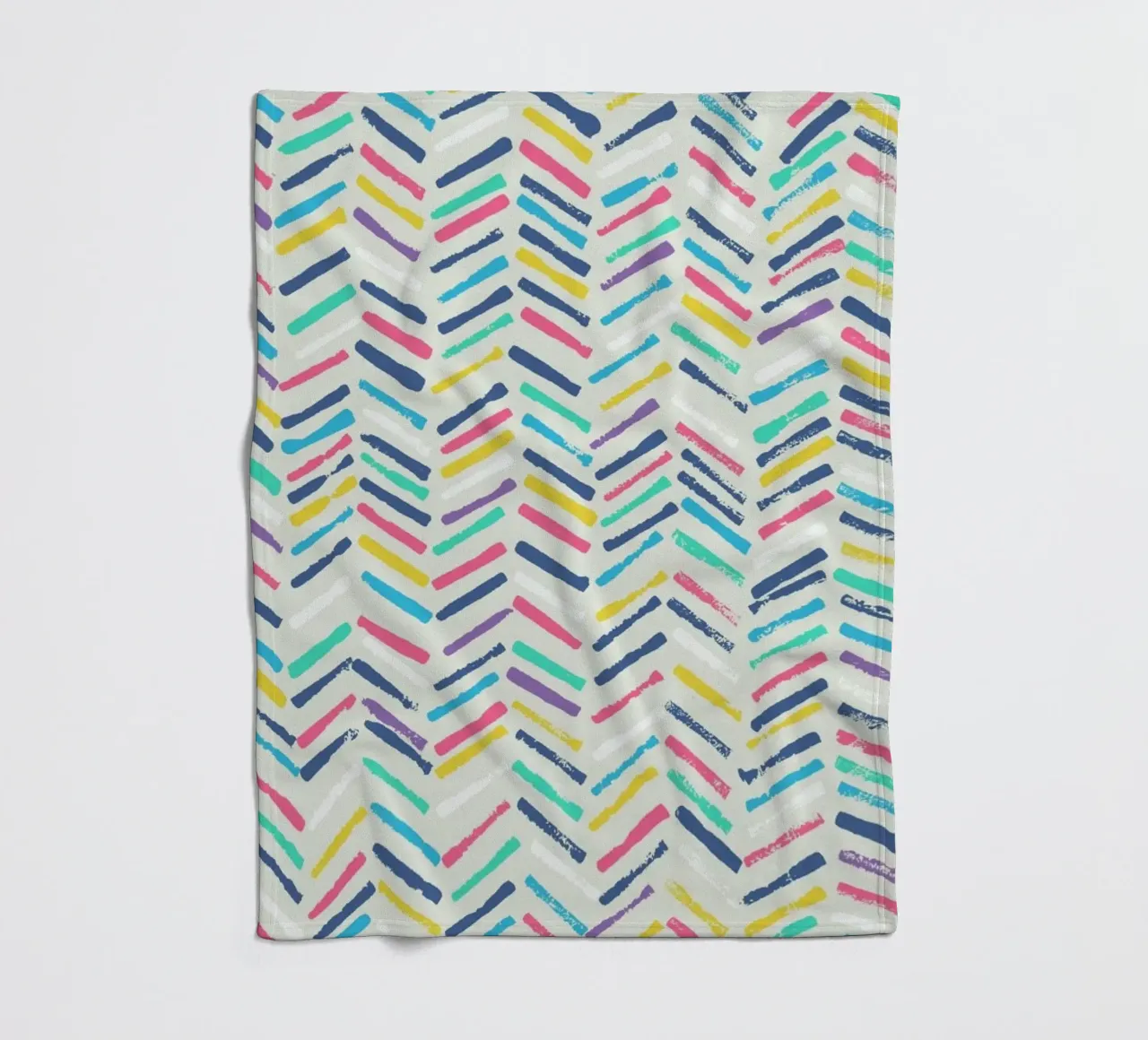 Herringbone Fleecedecke von Tracie Andrews