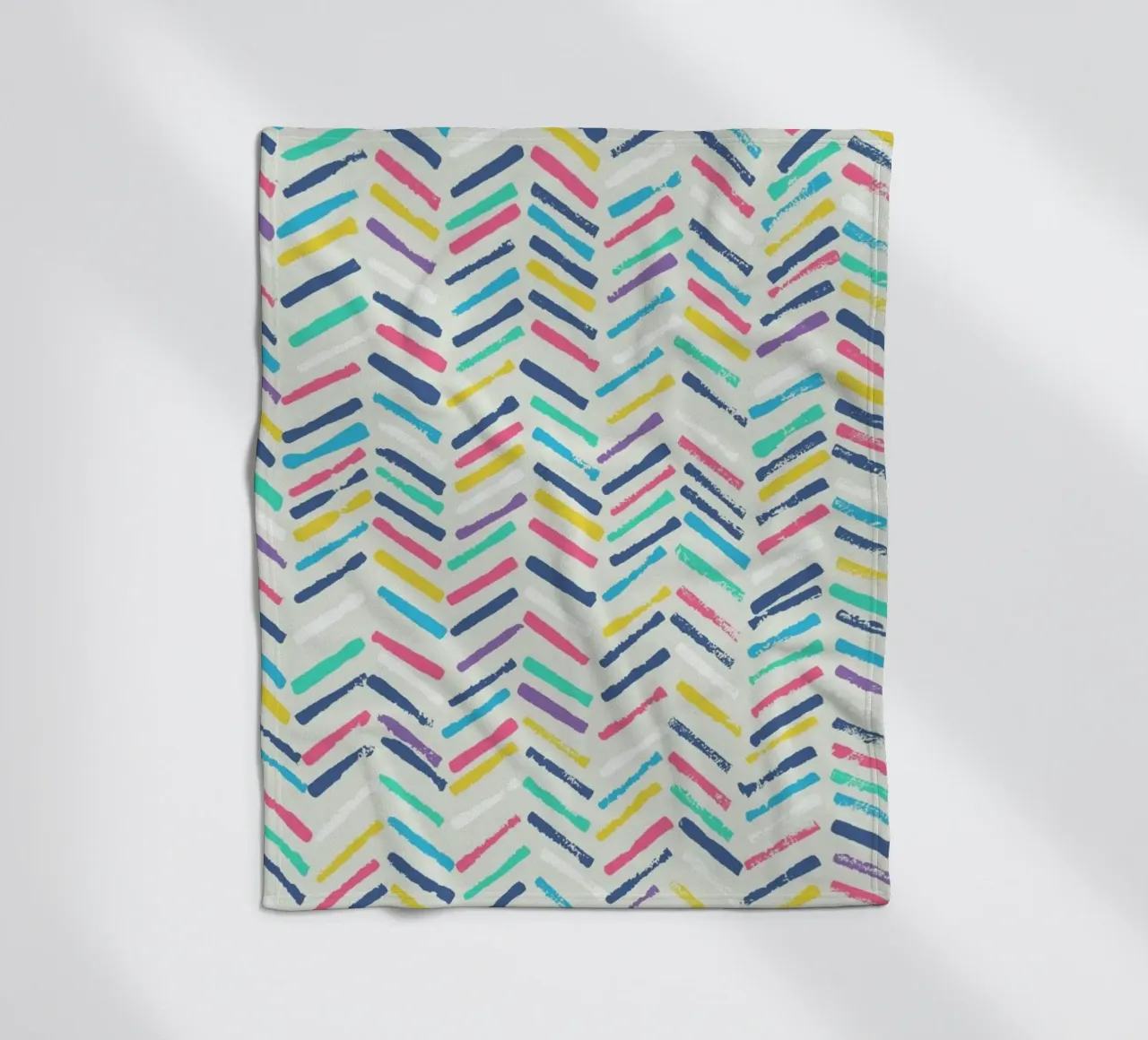 Herringbone Fleecedecke von Tracie Andrews