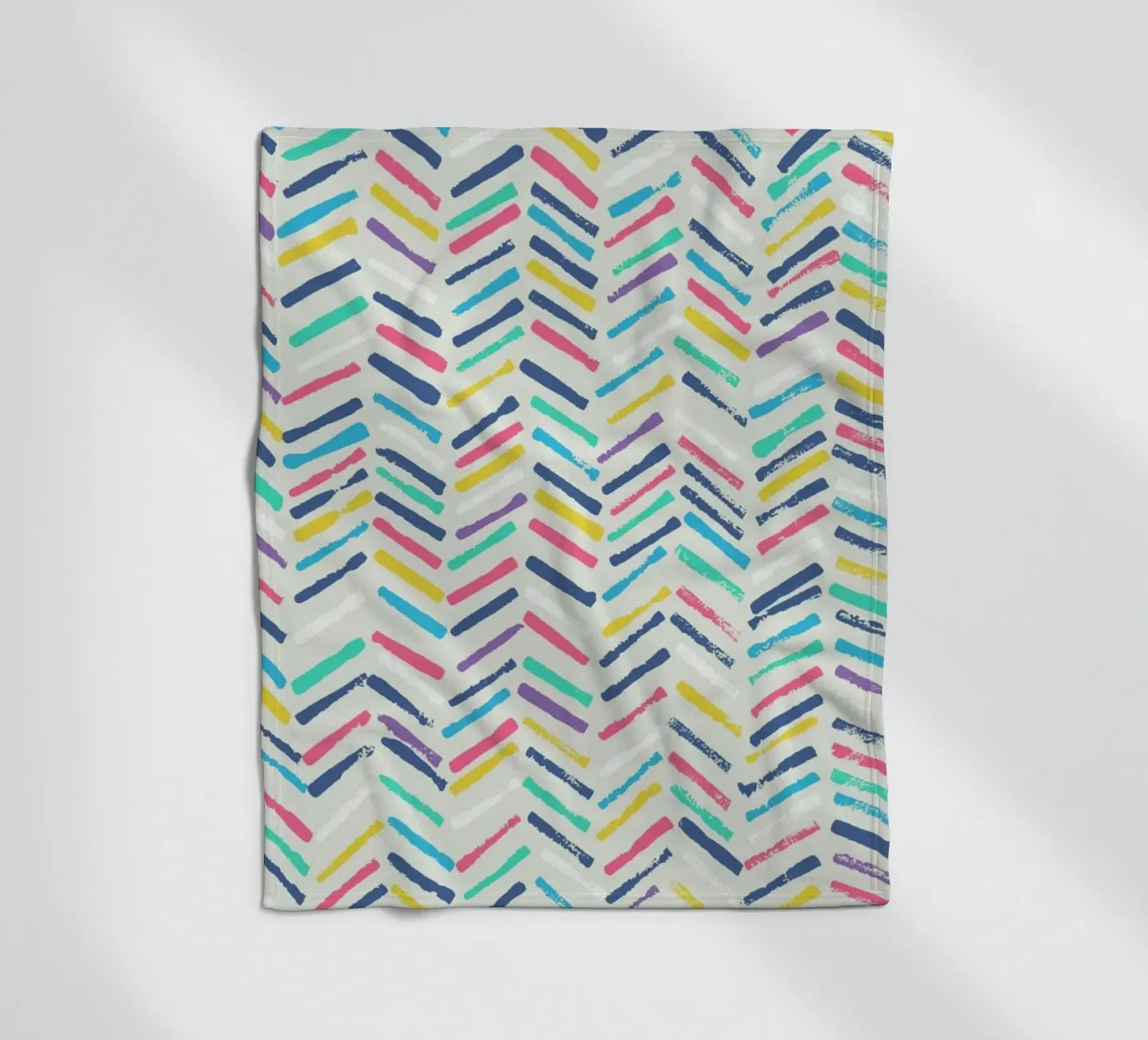 Herringbone Fleecedecke von Tracie Andrews