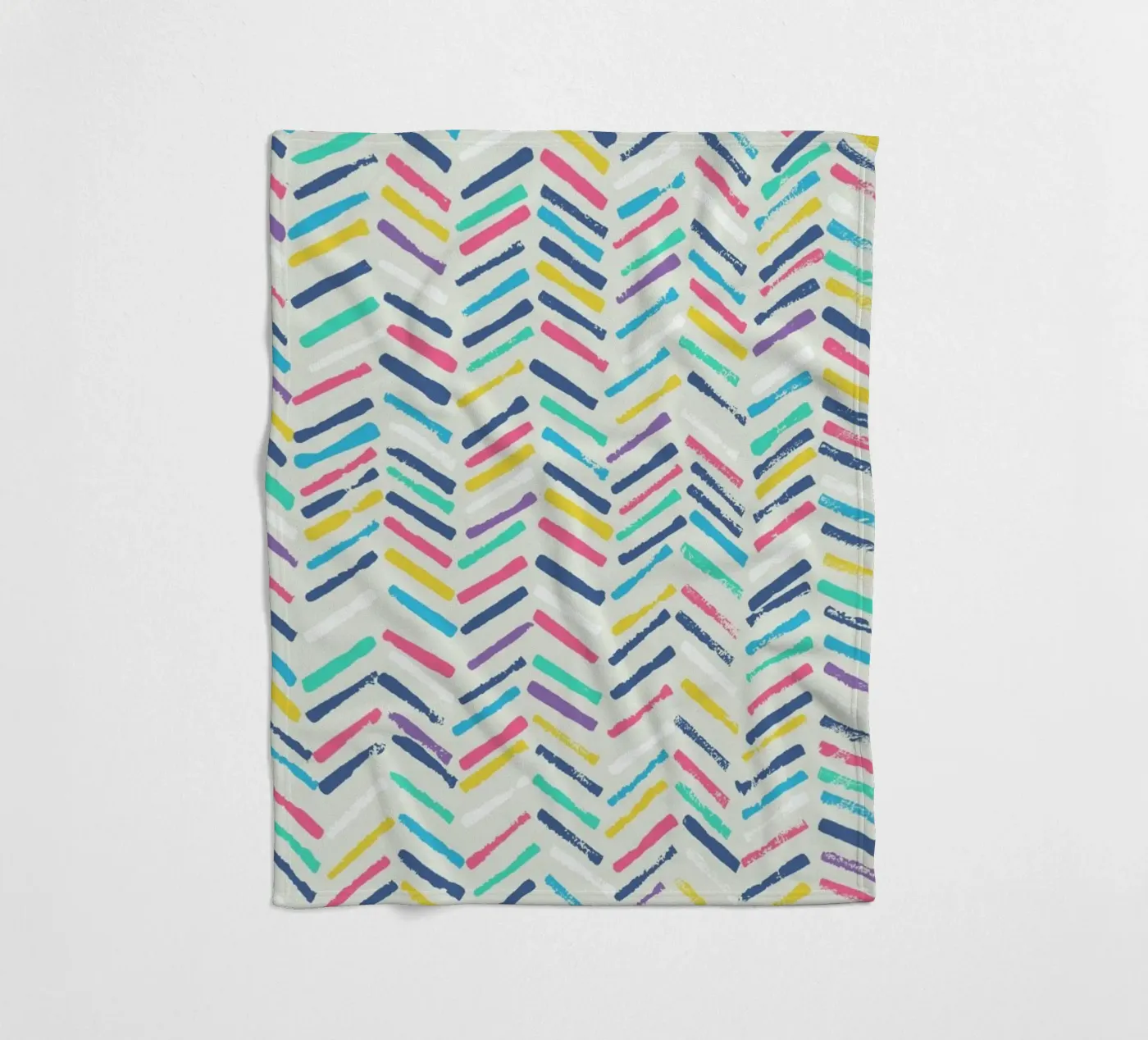 Herringbone Fleecedecke von Tracie Andrews