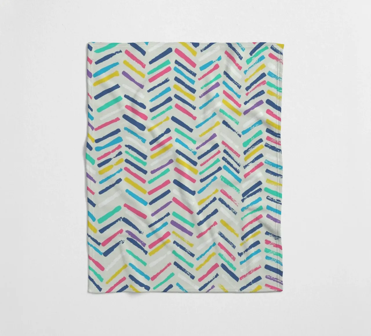Herringbone Fleecedecke von Tracie Andrews