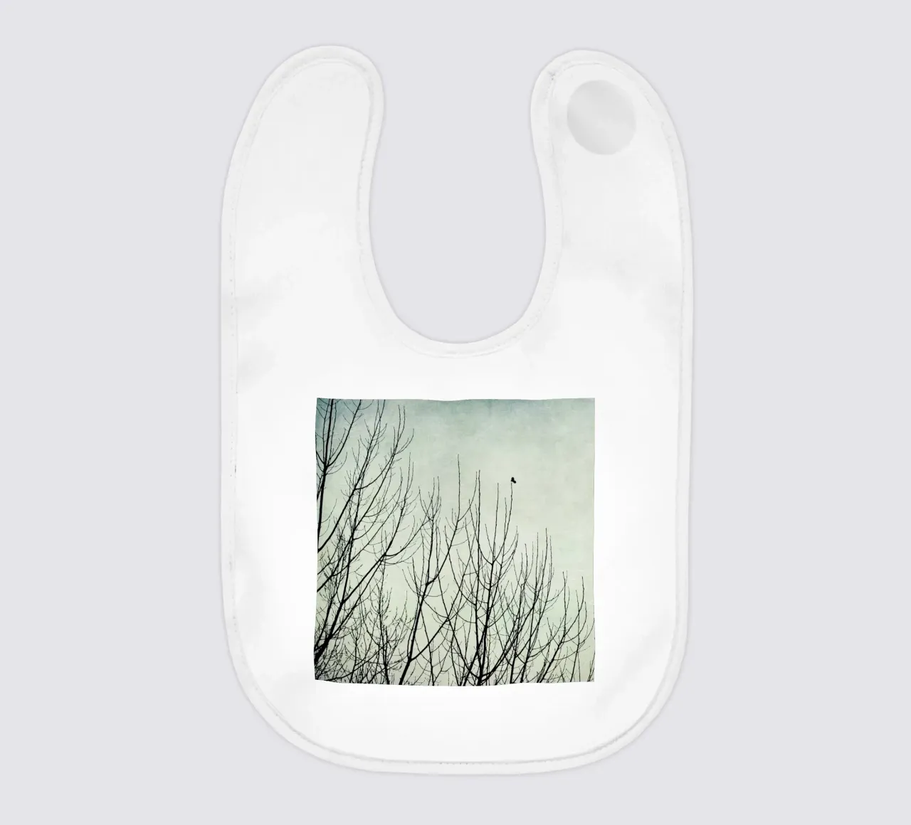 Lonely Heart baby bib by Ingrid Beddoes