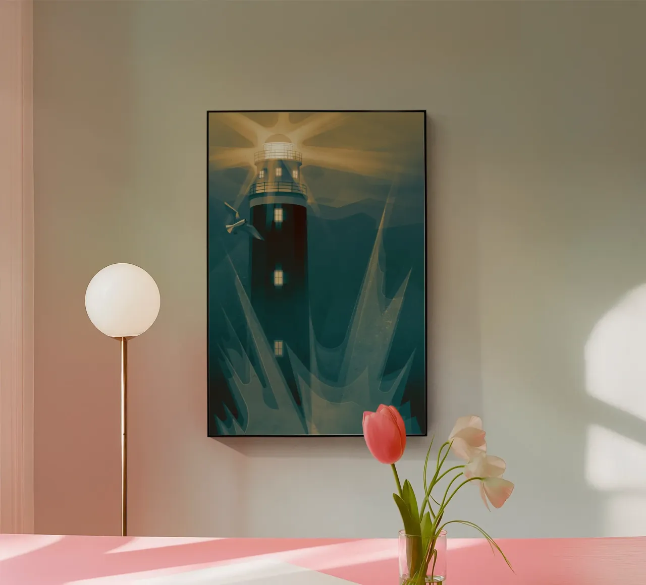Faro nella tempesta plexiglass da ThorBrush
