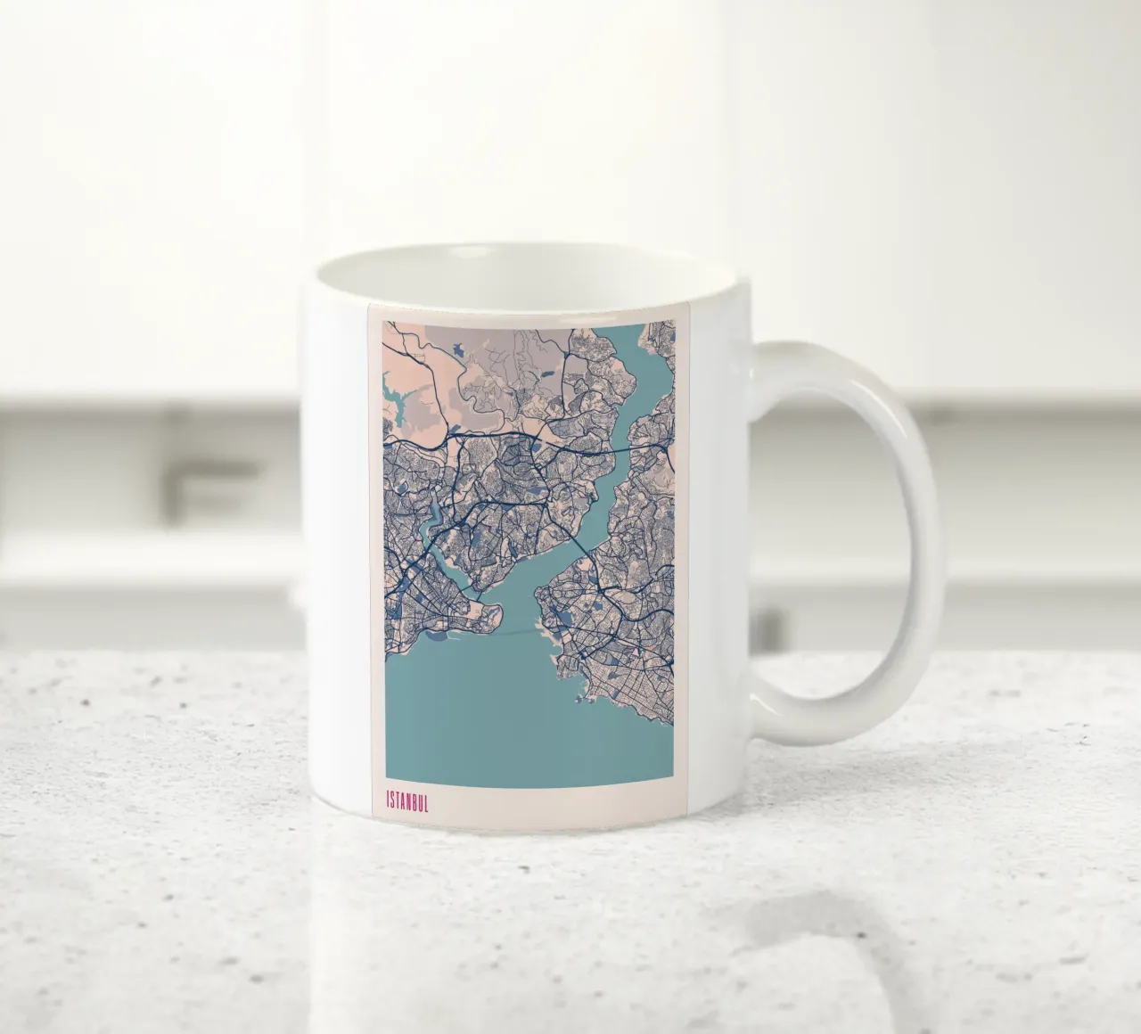 Istanbul - Città del Bosforo tazza in ceramica da MOOODZART