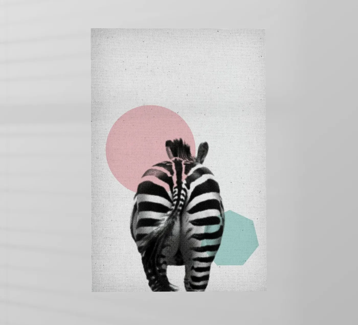 Zebra 01 pellicola backlit da Froilein Juno